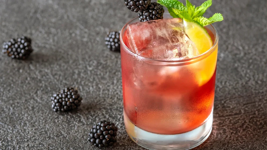 Blackberry Bourbon Smash Recipe - Try this Delicious THC Mocktail Edition