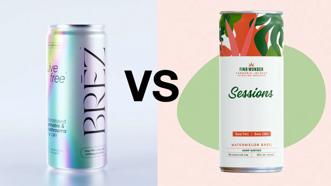 BREZ vs Find Wunder Review - Which Cannabis Drink is Better?