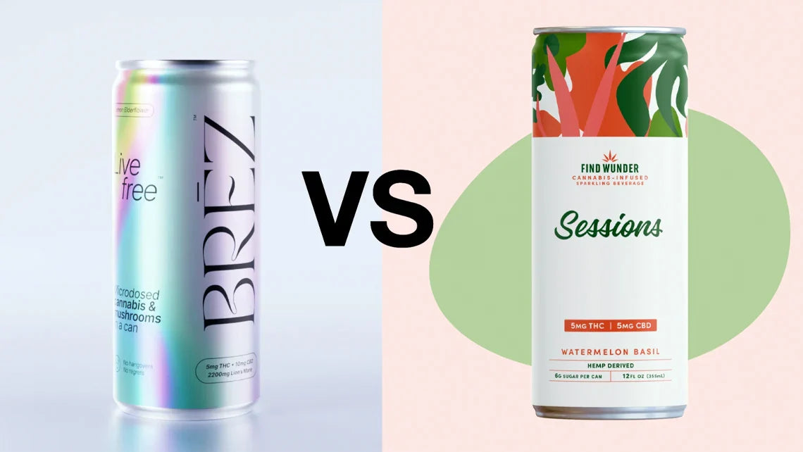 BREZ vs Find Wunder Review - Which Cannabis Drink is Better?