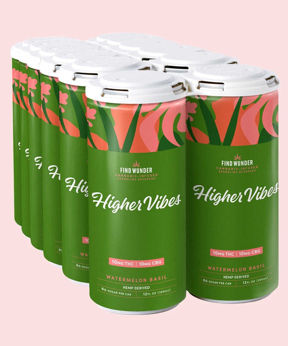 TRUE 510 CBD CBG 10ml ウォーターメロンズキットルズ Watermelon Basil THC Seltzer, 10mg | Find Wunder