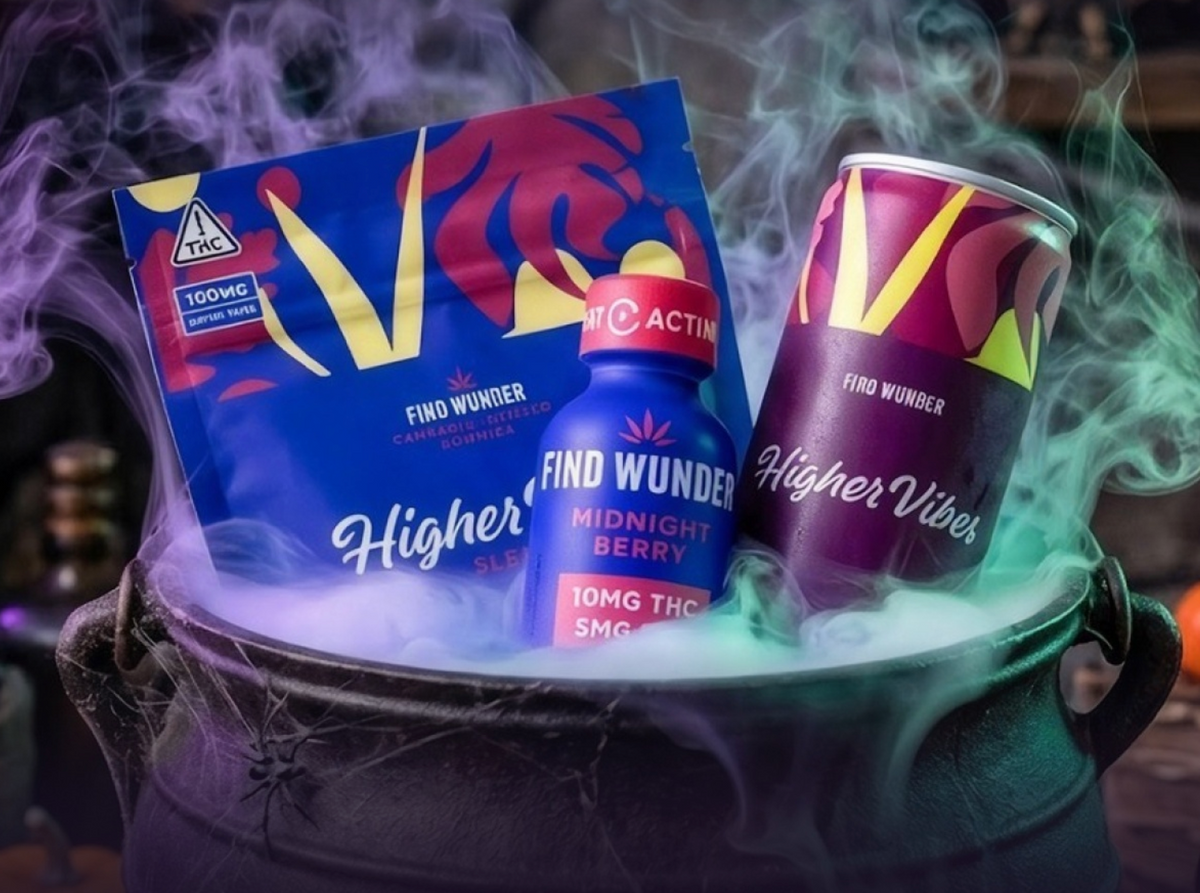 Midnight Bundle featuring Midnight Blueberry Lemon Gummies, Midnight Berry shooters, and Higher Vibes Blackberry Lemon